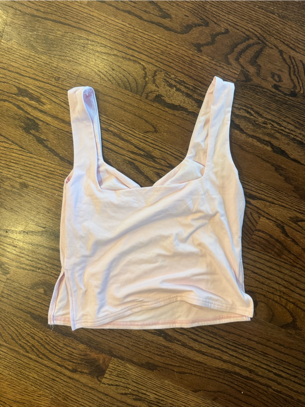 Free People Light Pink Tank Crop Top